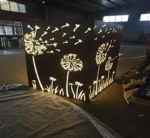 南靖耐候钢灯箱